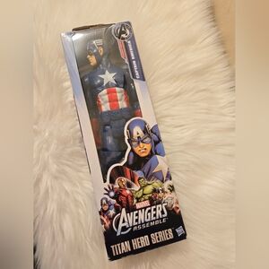 Marvel Avengers Assemble Titan Hero Series- Captain America Toy